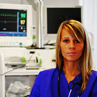 ICU at hospital